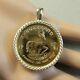 9ct Gold New Pendant Will Fit A One Oz Fine Gold Krugerrand Bullion Coin