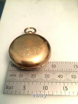 9ct gold sovereign coin case/holder 1909 edwardian boxed