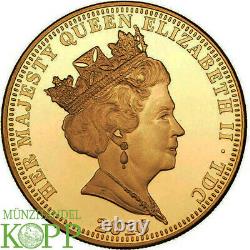 AA7426 Great Britain 5 Pounds 2016 only 10 Pieces worldwide 73.34 g Fine gold