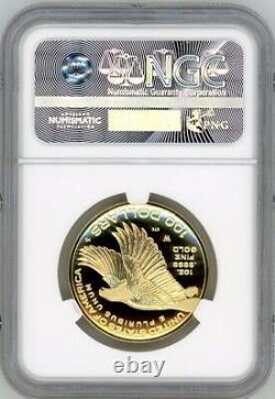 AMERICAN LIBERTY GOLD HIGH RELIEF 2017 1 oz $100 GOLD COIN NGC PF70 FDOI #008