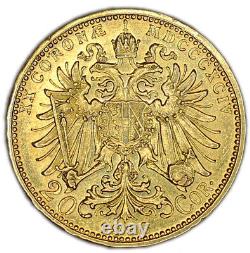 AUSTRIA coin 20 Corona 1894 XF+ Choice Extremely Fine