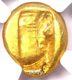 Achaemenid Empire Hero AV Gold Daric Coin 400 BC NGC Fine 5/5 Strike