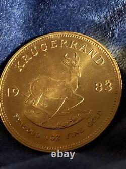 African Squid Afrika South Africa Kugerrand FYNGOUD, 1oz Fine gold coin