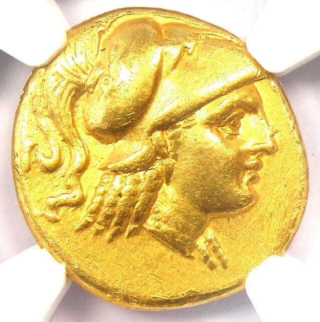 Alexander The Great Iii Av Stater Gold Coin 336-323 Bc Certified Ngc Choice Vf