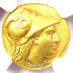 Alexander the Great III AV Stater Gold Lifetime Coin 336-323 BC NGC Choice VF