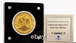 American Mint Pure Gold Coin Colllection. 999 Fine GOLD 1/200 oz. Lot of 6