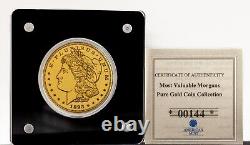 American Mint Pure Gold Coin Colllection. 999 Fine GOLD 1/200 oz. Lot of 6