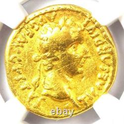 Ancient Roman Tiberius Gold AV Aureus Livia Coin 14-37 AD Certified NGC Fine