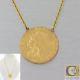Antique 1912 22k Solid $5 Five Dollar Indian Head Gold Coin Pendant Necklace F8