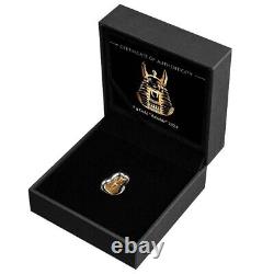 Anubis 2024 50 Tala 1g Fine Gold Proof Coin with Box and COA Samoa