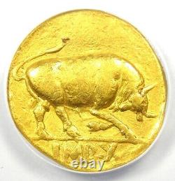 Augustus Gold AV Aureus Gold Coin 27 BC 14 AD Certified ANACS VF35 (Ch VF)