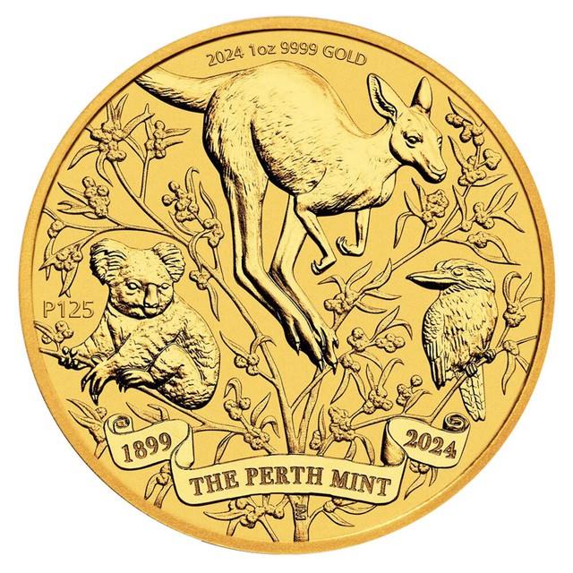 Australia 2024 1-oz 125th Anniversary Gold. 9999 Fine Bu