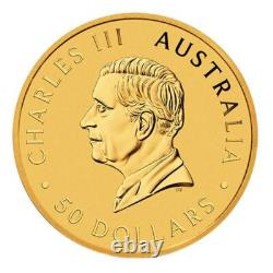 Australia 2024 $50 1/2-oz Gold Kangaroo. 9999 Fine GEM BU Australia 2024 $50 1/2-oz Gold Kangaroo. 9999 Fine GEM BU