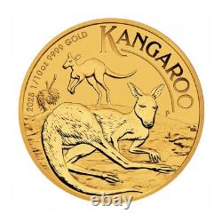 Australia 2025 $15 1/10-oz Gold Kangaroo. 9999 Fine BU Australia 2025 $15 1/10-oz Gold Kangaroo. 9999 Fine BU