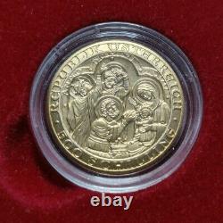 Austria 2000 J. Christentum Birth of Christ, 500 ATS Gold Coin 10 gr fine gold