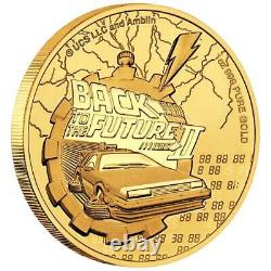 BACK TO THE FUTURE II 2021 1 oz Fine Gold Premium Bullion Coin in Capsule NIUE