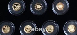 BIG 7 Australia 2022 Fine Gold Proof Coins Set, Seven Niue 2.5 Australian Dollars