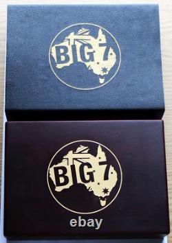 BIG 7 Australia 2022 Fine Gold Proof Coins Set, Seven Niue 2.5 Australian Dollars