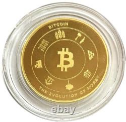 BTC BIT-COIN 1oz GOLD THE EVOLUTION OF MONEY BITPAY. 9999 FINE GOLD IN CAPSULE BTC BIT-COIN 1oz GOLD THE EVOLUTION OF MONEY BITPAY. 9999 FINE GOLD IN CAPSULE