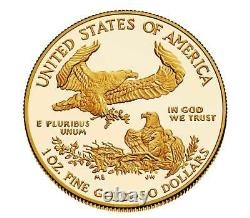 BUY2021-W 1oz Fine Gold Proof Am Eagle Cn(T-1) (21EB) +US Mint Pres. Case +COA