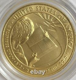 Barbara Bush 2020 First Spouse Gold Coin 1/2 ounce. 9999 Fine Gold OGP & COA
