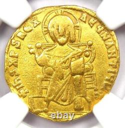 Basil I and Constantine AV Solidus Gold Coin 868-886 AD Certified NGC VF