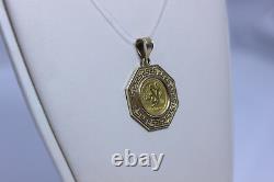 Beautiful 14K Pendant with 2001 Australian 1/20oz 999 Fine Gold Coin 1.25-12963