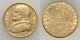 Beautiful 1867 Gold Coin Italian Papal State 20 Lire Pope Pius Ix. A. Xxii R Xf