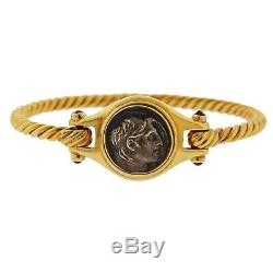 Bvlgari Bulgari Ancient Coin Ruby 18k Gold Bracelet