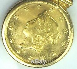 COLLECTIBLE Beautiful U. S. 1853 Liberty Head 1.00 Dollar Gold Coin 1.682gm