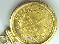 COLLECTIBLE Beautiful U. S. 1853 Liberty Head 1.00 Dollar Gold Coin 1.682gm