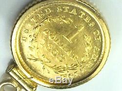 COLLECTIBLE Beautiful U. S. 1853 Liberty Head 1.00 Dollar Gold Coin 1.682gm