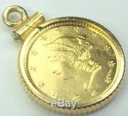 COLLECTIBLE Beautiful U. S. 1853 Liberty Head 1.00 Dollar Gold Coin 1.682gm