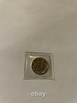 Canada 1 tenth ounce fine gold. 9999 Elizabeth 5 dollars. Proof 2013