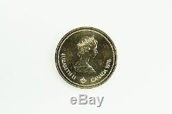 Canada 1976 Montreal Olympics Commemorative $100 Gold Coin KM 115 1/4 Ounce Fine