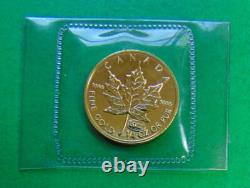 Canada 1999 Ten Dollar Gold Coin 9999 Fine 1/4 Ozt Original Sealed Rare