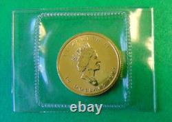 Canada 1999 Ten Dollar Gold Coin 9999 Fine 1/4 Ozt Original Sealed Rare