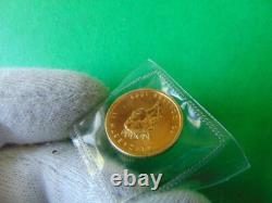 Canada 1999 Ten Dollar Gold Coin 9999 Fine 1/4 Ozt Original Sealed Rare