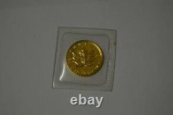 Canada. 9999 Fine Gold 1/10 oz 5 Dollars