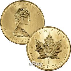 Canada Gold Maple Leaf 1 oz $50.999 Fine Random Year