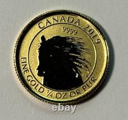 Canada RCM 2019 $10 Reverse Proof Horse 1/4 Oz. 999 Fine Gold Coin Bullion Canada RCM 2019 $10 Reverse Proof Horse 1/4 Oz. 999 Fine Gold Coin Bullion