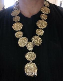 Cartier Gold Etruscan Coin Link Vermeil Belt/necklace