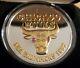 Chicago Bulls Highland Mint Coin 999 Fine Silver Gold Ruby B2b Nba Champs 1997