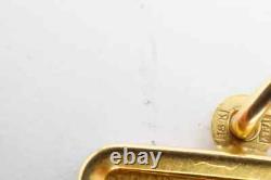 Chimel 5g Fine Gold Bar 999.9 In 14k Bezel Pendant