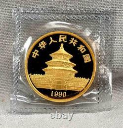 China 1990 100 Yuan 1 Ounce Panda. 999 Fine GOLD Coin! Mint Sealed