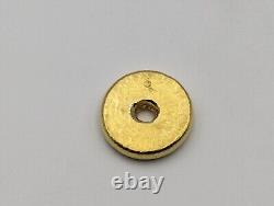 Chinese Tael Doughnut 1.2 Oz. Gold Coin. 999 Fine