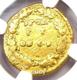 Claudius AV Aureus Gold Roman Coin 41-54 AD Certified NGC Fine Rare Coin
