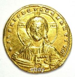 Constantine VII with Romanus II AV Solidus Gold Coin 913-959 AD VF (Very Fine)