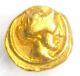 Cyrenaica Cyrene Av 1/10 Stater Gold Coin 331-313 Bc Certified Ngc Fine