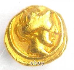 Cyrenaica Cyrene AV 1/10 Stater Gold Coin 331-313 BC Certified NGC Fine